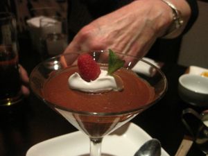 This chocolate mousse is divine. Highly recommended. at ChuChai in Montreal