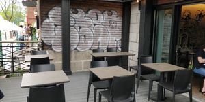 Patio at ChuChai in Montreal