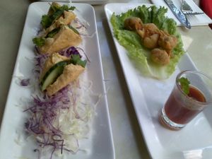 Appetizers at ChuChai in Montreal