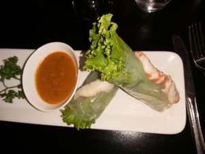 'Shrimp' salad roll at ChuChai in Montreal