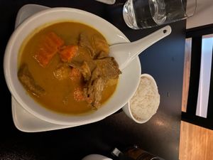 Yellow curry beef  at ChuChai in Montreal