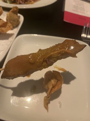 Chicken skewers  at ChuChai in Montreal