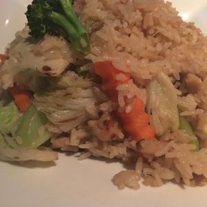Riz frit aux légumes variés avec extra "poulet" at ChuChai in Montreal