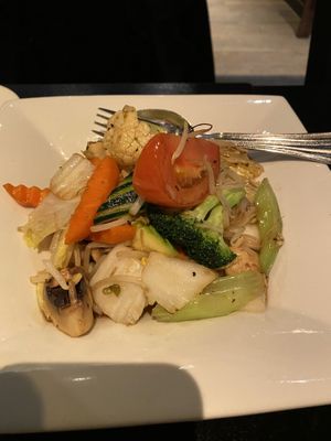 Pad Pak Ruamit (stir fry mixed vegetables )  at ChuChai in Montreal