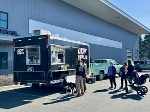 Evil Bikes location 👍👍  at New Public - Food Truck in Bellingham