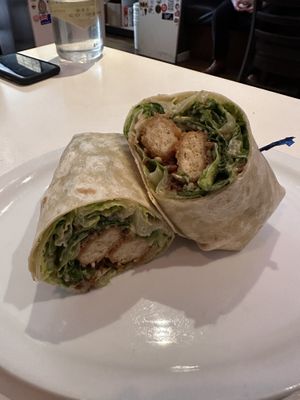 Chick’n Cesar Wrap  at Nooch in Windsor