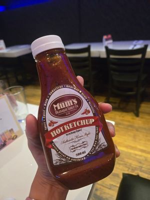 Some deliciously hot ketchup at Nooch in Windsor