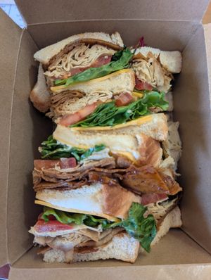 Turkey bacon club at Nooch in Windsor