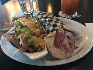 Delicious gyro! at Nooch in Windsor