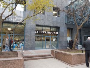 View from outside at Copper Branch in Ottawa