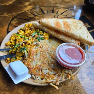 Tofu scramble at Cafe Single Fin in Pensacola