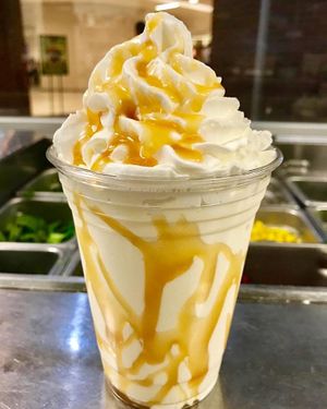 Vegan Vanilla Milkshake at Just Falafel in Houston