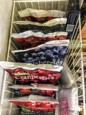 Really good frozen berries at Sea Lovers in Savusavu