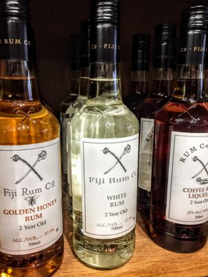 Local Fiji infused rums at Sea Lovers in Savusavu
