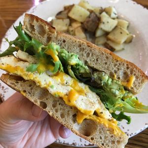 Breakfast Sandwich at Seed Cafe in Minneapolis