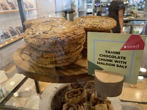 Tahini Chocolate Chunk....Delicious!! at Seed Cafe in Minneapolis
