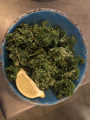 Kale Caesar salad. at Seed Cafe in Minneapolis