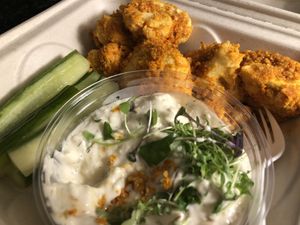 Buffalo cauliflower  at Seed Cafe in Minneapolis