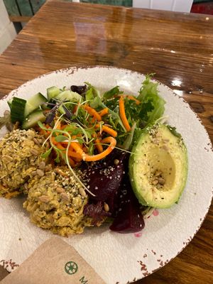 Salad at Seed Cafe in Minneapolis