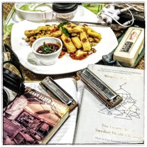 ? Crispy Tofu and Mushroom Sauté at First Flush in Kolkata