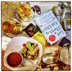 ? Vegetable Salad, Tomato Soup and antioxidant Green Tea at First Flush in Kolkata