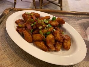 Crispy Chilli Baby Corn & Mushroom at First Flush in Kolkata