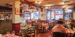 Inside at Bar Italia in Edinburgh