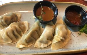 Dumplings  at Clear Sky Cafe in Clearwater Beach