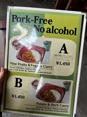 Meatless curry rice  at Universal Studios - Jurassic Park Discovery Center in Orlando