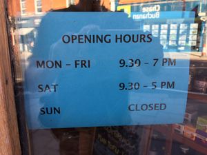 Opening hours at Gaia Wholefoods in South West London