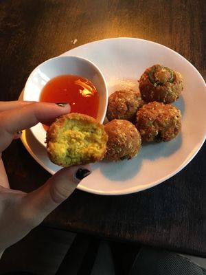 Chilli cheese nuggets at Bodhi in Augsburg