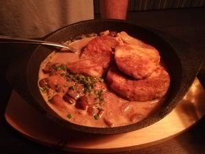 The only organic dish, it was very good at Bodhi in Augsburg