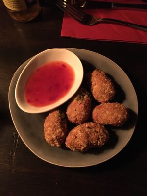 Chili cheese nuggets  at Bodhi in Augsburg