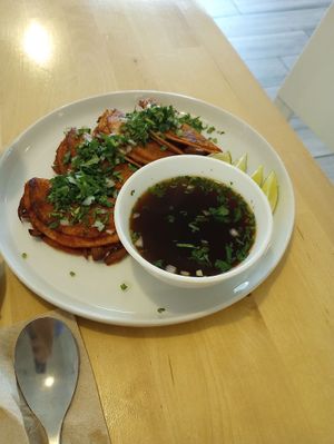 Tacos de birria  at Healthy Substance - Garfield Ridge in Chicago