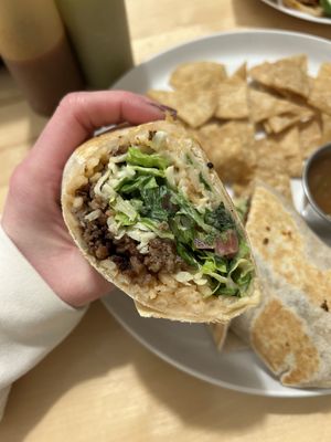 Carne asada burrito   at Healthy Substance - Garfield Ridge in Chicago