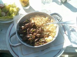 French cook, awesome!! at Landwer Cafe in Ashkelon