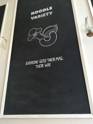 On the wall at Mac'd in San Francisco