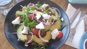 Vegan Avocado & Feta Salad at Rococo in Hawthorn