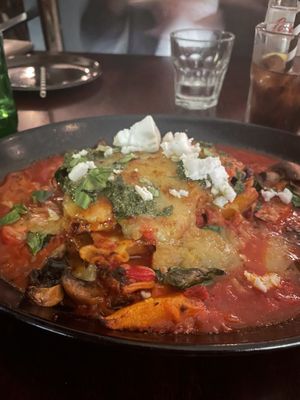 This Italian restaurant has a large vegan menu with nostalgic Italian food! They even have desserts! Great experience, would recommend.  at Rococo in Hawthorn