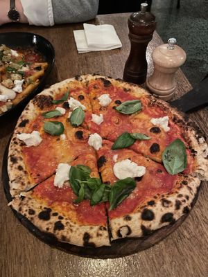 Margherita pizza  at Rococo in Hawthorn