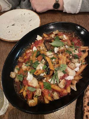 Oven-baked penne   at Rococo in Hawthorn