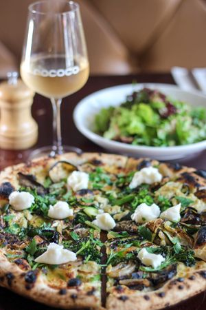 Vegan Broccoli Pizza at Rococo in Hawthorn