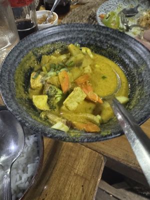 Yellow curry   at Jerah in Jaco