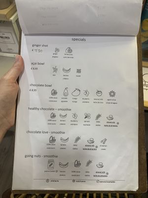 Menu   at Angel Agudo in Mallorca