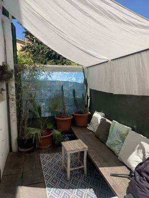 Quiet little spot to enjoy food/drinks   at Angel Agudo in Mallorca