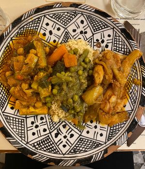 Vegan options  at Peace&Spice in Padua