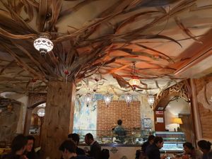 The restaurant at Peace&Spice in Padua