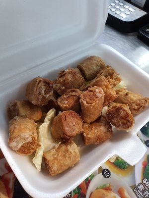 Vege Ngoh Hiang at 340 Vegetarian in Northeast Singapore