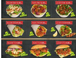 Vegan and vegetarian at Döner Stop in Basel