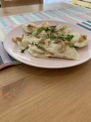 Pierogi at Zielona Baza in Rzeszow